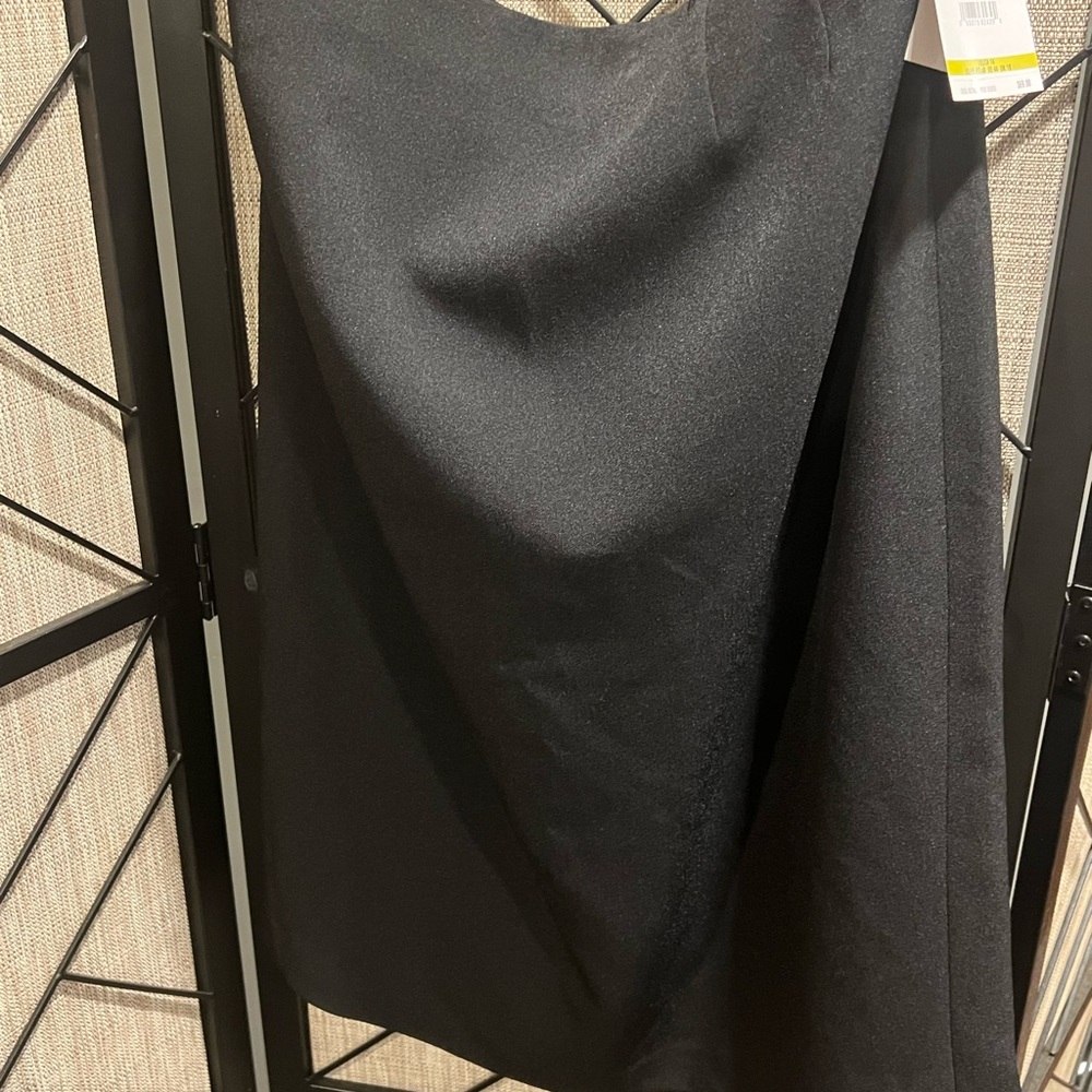 NWT Kasper Classic Black Pencil Skirt